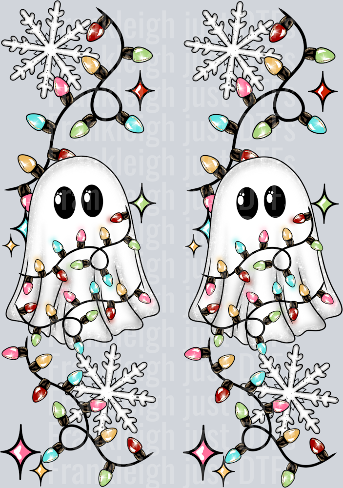 Ghost And Christmas Lights Sleeve