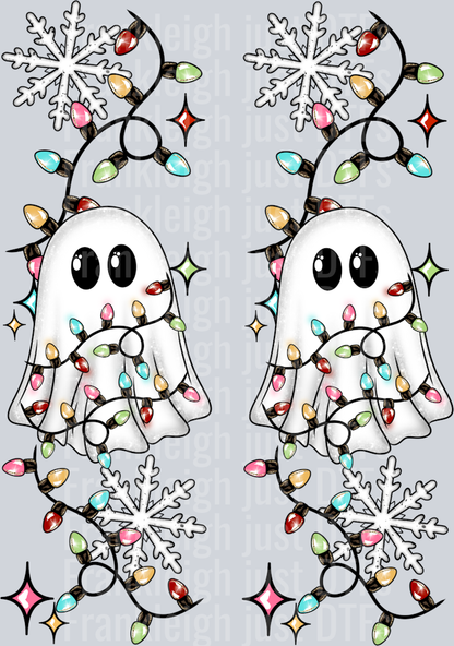 Ghost And Christmas Lights Sleeve