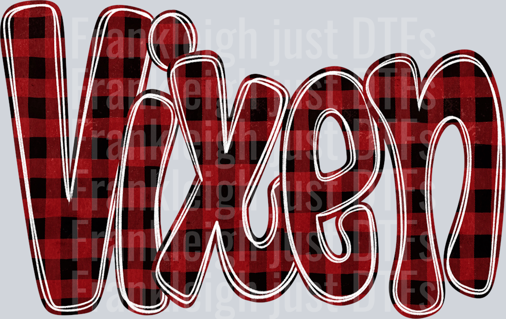 Vixen Funky Doodle Buffalo Check