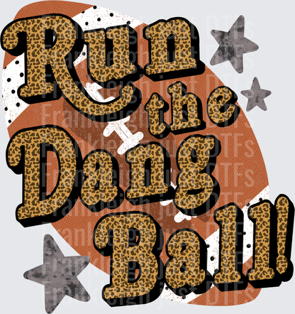 Run the dang ball brown