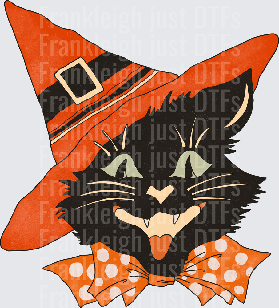 halloween cat vintage