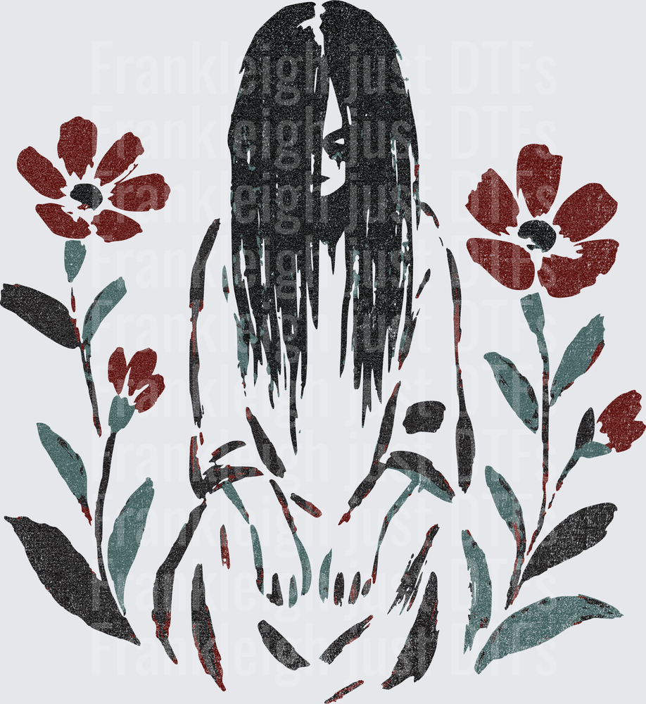 THE GRUDGE FLORALS DOODLE