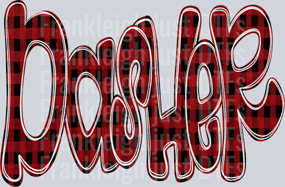 Dasher Funky Doodle Buffalo Check