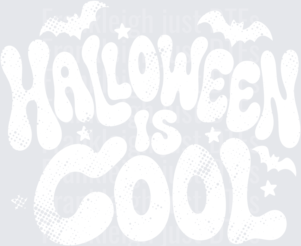 Halloween is Cool - white