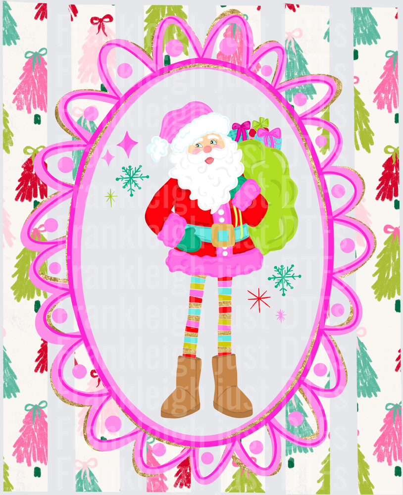 Long Leg Santa with Stripes