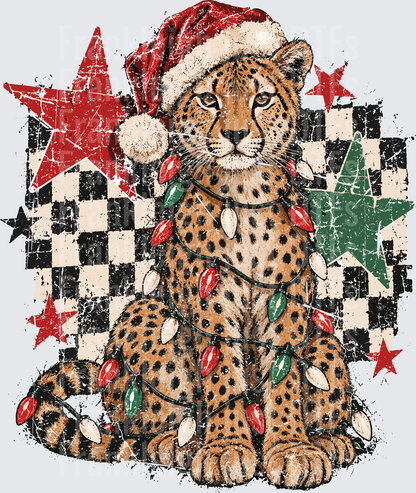 Christmas cheetah