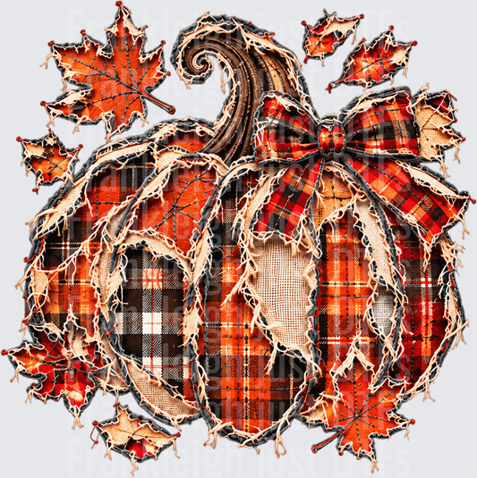 Pumpkin Faux Fabric