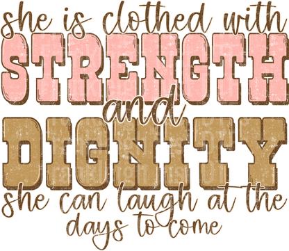 Strength Dignity