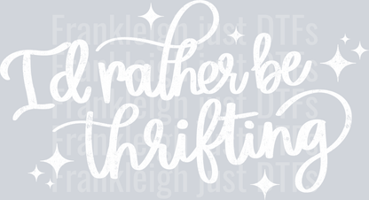 Rather Be Thrifting in White