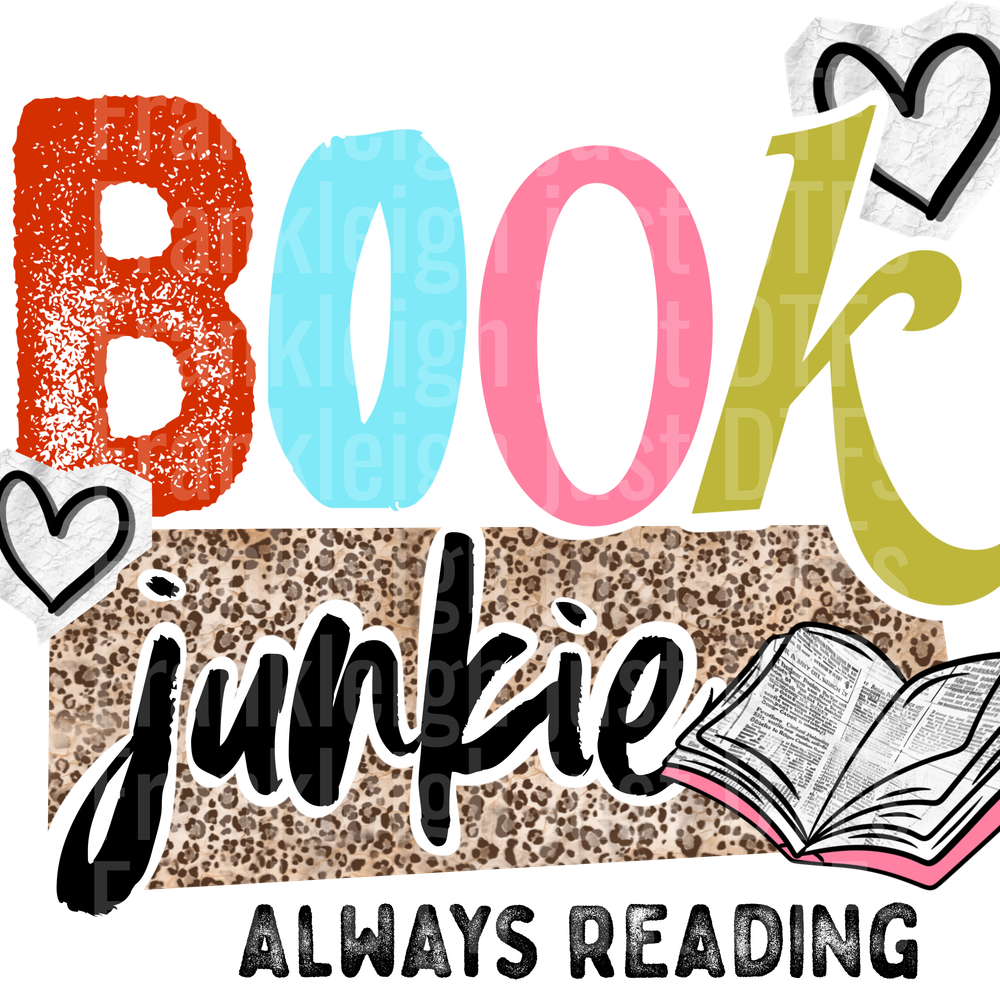 Book Junkie White