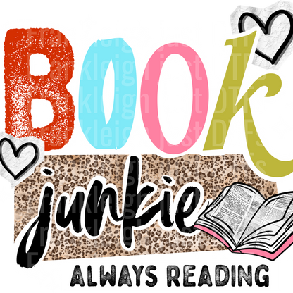 Book Junkie White