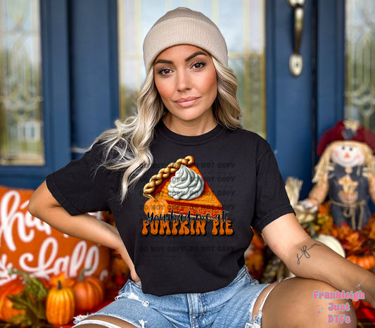 You had me at Pumpkin Pie